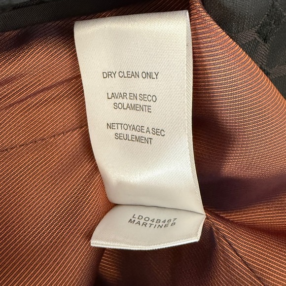 BCBGMAXAZRIA Black Textured Blazer Jacket Career Wear Work Office Stylish - Picture 5 of 10